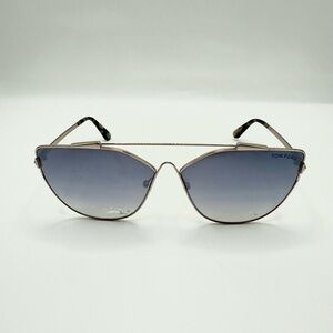 Tom Ford Jacquelyn TF563 64mm Metal Pilot Sunglasses Frames Only READ Aviator